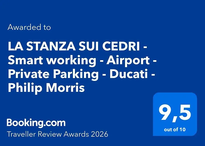 La Stanza Sui Cedri - Smart Working - Airport - Private Parking - Ducati - Philip Morris Appartement Bologna